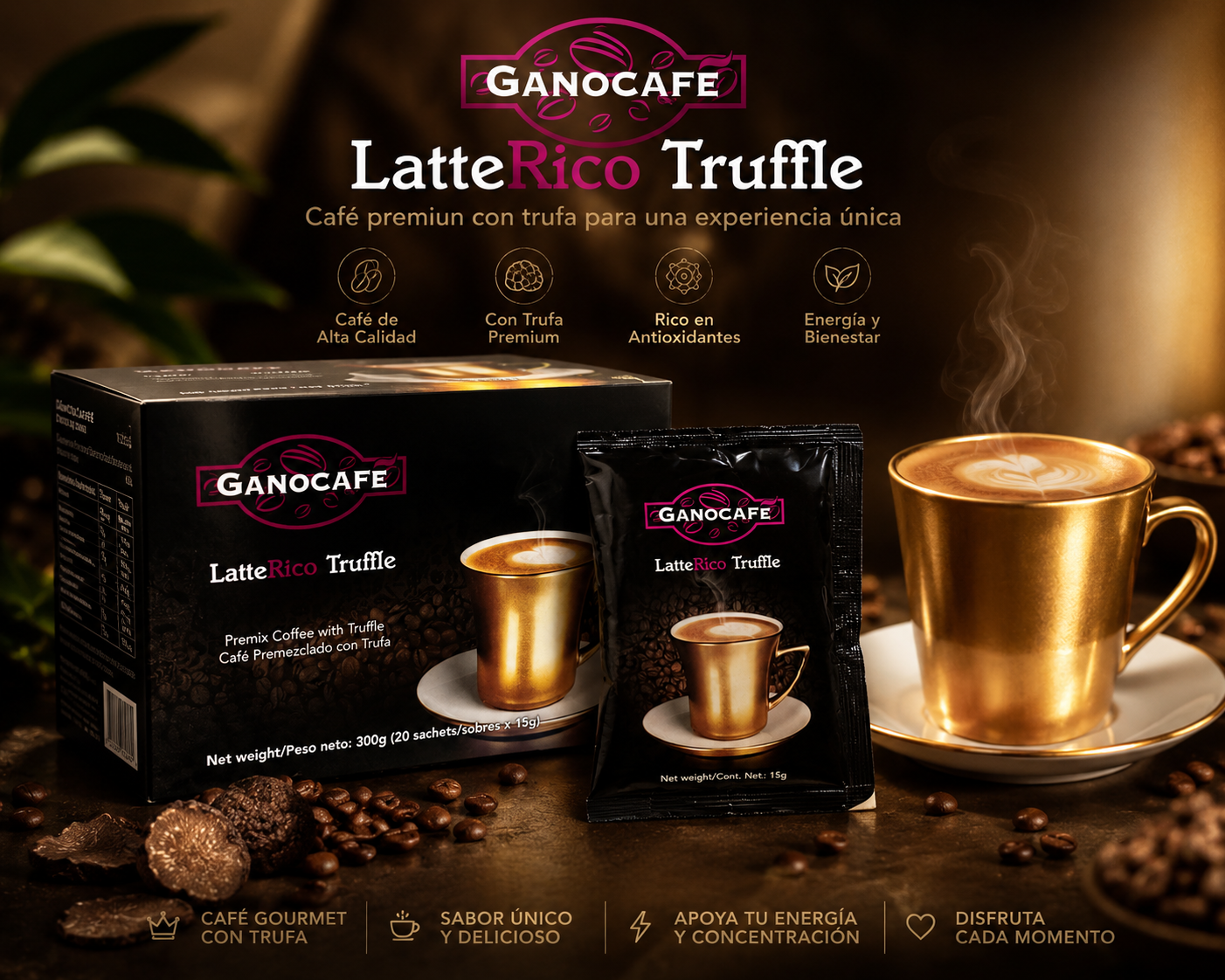 GANOCAFE LatteRico Truffle
